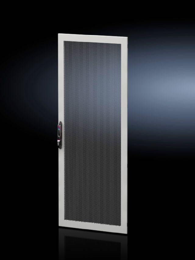 DK5301571 Rittal enclosures Sheet steel door,For enclosure width 800mm,height 2000mm,one-piece,ventilated for VX IT,to replace existing doors.The vented surface area is approx 85% perforated-Rittal cabinet Rittal air conditioner Rittal electrical cabinet Rittal busbar Rittal fan DK5301.571