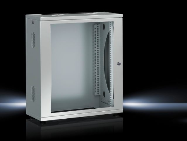 DK7507030 rittal enclosures DK FlatBox,WHD:600x758x400mm,15U,with 482.6mm (19") mounting angles-Made in Germany by Rittal-Rittal cabinet Rittal air conditioners Rittal electrical cabinets Rittal busbars Rittal fans DK7507.030