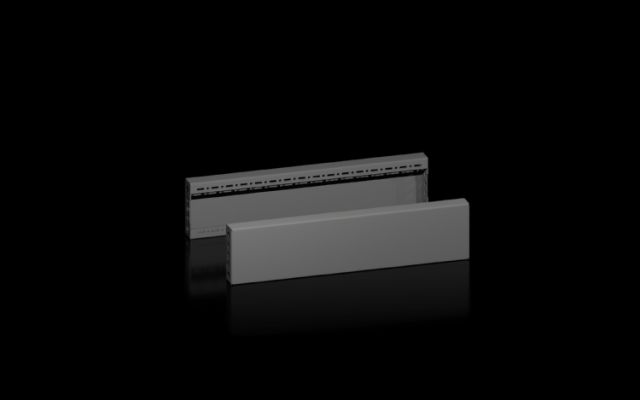 VX8660033 Rittal enclosures Base/plinth trim panels, side for base/plinth system VX, sheet steel - Rittal air conditioning Rittal electric cabinet Rittal busbar Rittal fan Rittal PDU VX8660.033