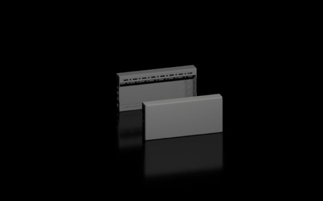 VX8660031 Rittal enclosures Base/plinth trim panels, side for base/plinth system VX, sheet steel - Rittal air conditioning Rittal electric cabinet Rittal busbar Rittal fan Rittal PDU VX8660.031