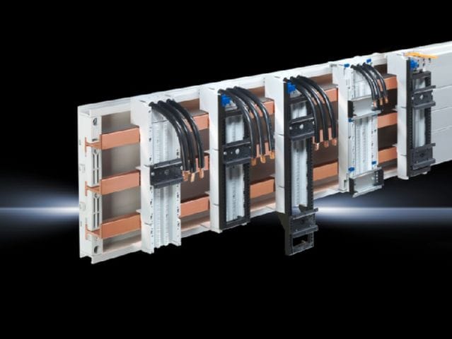 SV9340380 Rittal busbar OM adaptors with connection cables - Rittal air conditioning Rittal electric cabinet Rittal busbar Rittal fan Rittal PDU SV9340.380