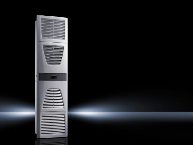 SK3366140 Rittal air conditioning Wall-mounted cooling units with Basic controller 1500W400V/460V width 435 height 1590 depth 205 - Rittal enclosures Rittal electric cabinet Rittal busbar Rittal fan Rittal PDU SK3366.140