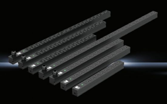 SR1194515 Rittal enclosures PDU Aluminum Extrusion Profile 44(D)×44(W)×627(L)mm PDU 12-Position GB Standard (10×10A+2×16A) 16A - Rittal air conditioning Rittal electric cabinet Rittal busbar Rittal fan Rittal PDU SR1194.515