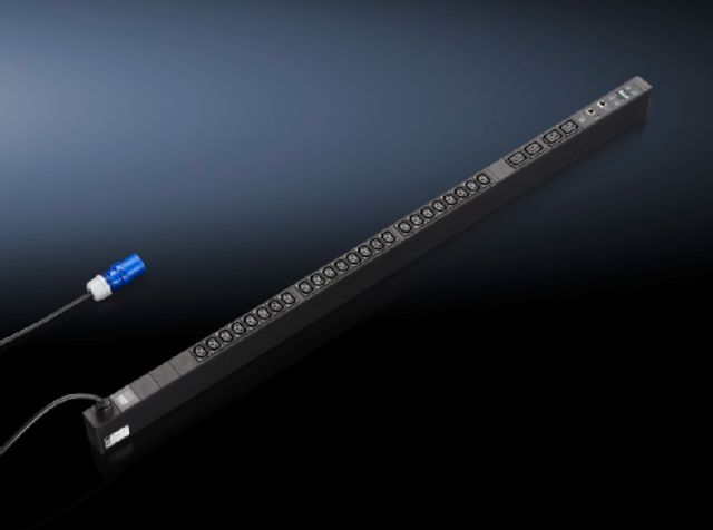 DK7955431 Rittal enclosures PDU international, managed version Width 44mm Depth 85mm Length 1180mm 18xC13, 3xC19, black,CEE ,3~,16A -Discontinued Replacement model DK7979435/DK7979.435 - Rittal air conditioning Rittal electric cabinet Rittal busbar Rittal fan Rittal PDU DK7955.431