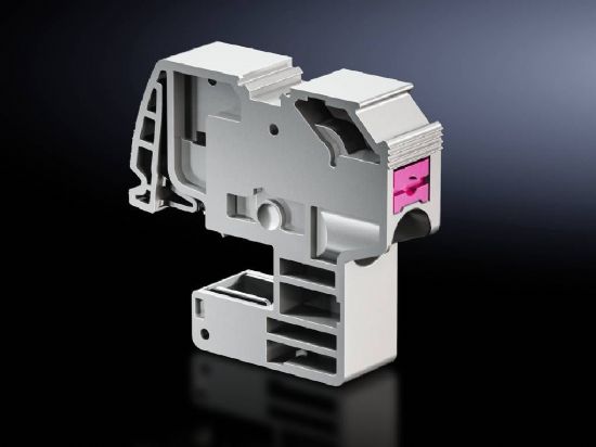 SV3450505 Rittal busbar conductor terminal block, push-in type, for connecting 5mm thick round conductors, fine wires with cable cores and 0.5-4mm² sheathing, fine wires without cable cores and 0.5-4mm² sheathing, multi-core 0.5-4mm², single-core 0.5-6mm²-Rittal cabinets/Rittal air conditioning/Rittal electric cabinet/Rittal fan/Rittal PDU/rittal- SV3450.505