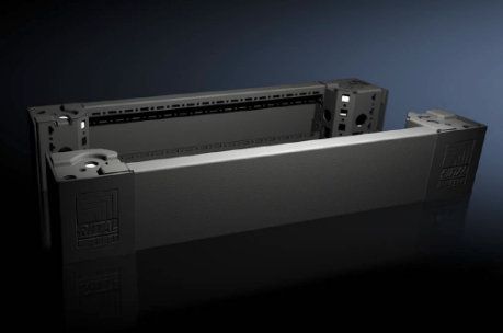 VX8620003 Rittal cabinet base corner connector, 100mm high, for cabinets 800mm wide, suitable for VX, TS, TS IT, SE, CM, TP, PC, IW, TE. Discontinued; replacements include VX8640003/VX8640.003-Rittal cabinets/Rittal air conditioning/Rittal electric cabinet/Rittal fan/Rittal PDU/rittal-VX8620.003