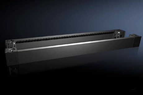 VX8620007 Rittal cabinet base corner connector, 100mm high, for racks 1200mm wide, suitable for VX, TS, TS IT, SE, CM, TP, PC, IW, TE. Discontinued; replacements include VX8640007/VX8640.007-Rittal cabinets/Rittal air conditioning/Rittal electric cabinet/Rittal fan/Rittal PDU/rittal-VX8620.007