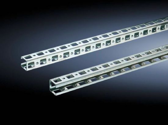 TS4171500 Rittal Cabinet Perforated rails are installed via a plug-in system using the Flex-Block design, reaching depths of up to two planes, for cable routing rail installation-Rittal enclosures/Rittal air conditioning/Rittal electric cabinet/Rittal fan/Rittal PDU-TS4171.500