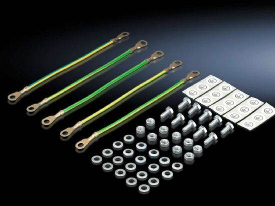 KL2570100 Rittal cabinet grounding kit, 250mm long, 4mm² cross-section, for KL-Rittal enclosures/Rittal air conditioning/Rittal electric cabinet/Rittal fan/Rittal PDU-KL2570.100
