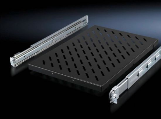 DK5501675 Rittal cabinet deck panel, 419mm wide, 500mm deep, 50kg load capacity, pull-out design, installable between two 19-inch fixed planes. 50kg capacity. D400-600-Rittal enclosures/Rittal air conditioning/Rittal electric cabinet/Rittal fan/Rittal PDU-DK5501.675