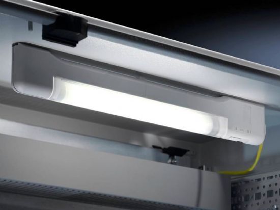 SZ4140210 Rittal enclosure mounted compact lighting fixture, 8W 100V 220V, width 455mm, height 59mm, depth 24mm, gray-Rittal cabinet/Rittal air conditioning/Rittal electric cabinet/Rittal fan/Rittal PDU-SZ4140.210