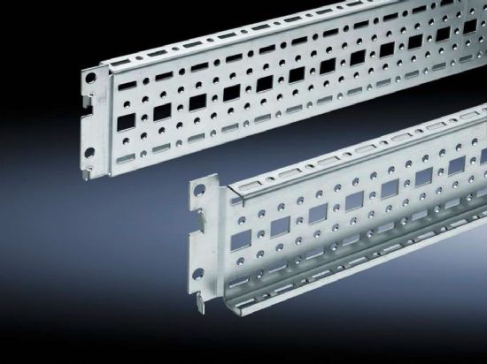 TS8612180 Rittal enclosure perforated profile, TS with flange, perforated rail, 17x73mm wide/deep 800mm long 740mm. Used for adjusting and mounting universal brackets or components; simply suspend and fix them to the TS. Five rows of holes are provided for internal mounting surfaces-Rittal cabinet/Rittal air conditioning/Rittal electric cabinet/Rittal fan/Rittal PDU-TS8612.180