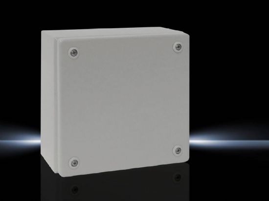 KL1502510 Rittal enclosure junction box KL without cover, width 200, height 200, depth 120, IP66, RAL7035-Rittal cabinet/Rittal air conditioning/Rittal electric cabinet/Rittal fan/Rittal PDU-KL1502.510