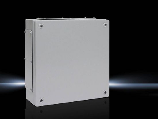 KL1535510 Rittal Enclosure Junction Box, KL steel plate with pressure cover, width 300mm, height 300mm, depth 120mm, IP55-Rittal cabinet/Rittal air conditioning/Rittal electric cabinet/Rittal fan/Rittal PDU-Rittal cabinet/Rittal air conditioning/Rittal electric cabinet/Rittal fan/Rittal PDU-KL1535.510
