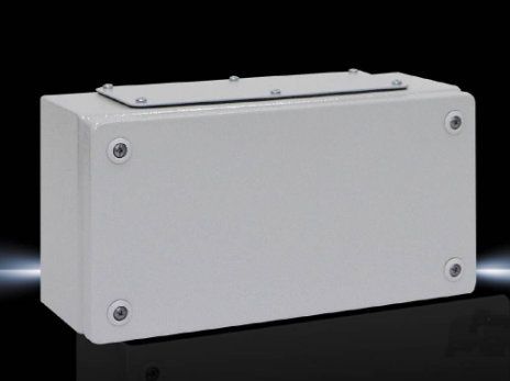 KL1532510 Rittal Enclosure Junction Box, KL steel plate with pressure cover, width 400mm, height 200mm, depth 120mm, IP55-Rittal cabinet/Rittal air conditioning/Rittal electric cabinet/Rittal fan/Rittal PDU-Rittal cabinet/Rittal air conditioning/Rittal electric cabinet/Rittal fan/Rittal PDU-KL1532.510