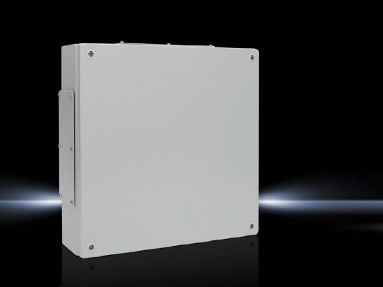 KL1539510 Rittal Enclosure Junction Box, KL steel plate with pressure cover, width 400mm, height 400mm, depth 120mm, IP55-Rittal cabinet/Rittal air conditioning/Rittal electric cabinet/Rittal fan/Rittal PDU-Rittal cabinet/Rittal air conditioning/Rittal electric cabinet/Rittal fan/Rittal PDU-KL1539.510